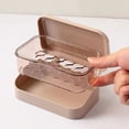 thumbnail image 5 of Caja de jabón de doble capa con tapa de drenaje para dormitorio de estudiantes, caja de jabón para el hogar, estante para inodoro, estante para jabón, caja de plástico, 5 of 5