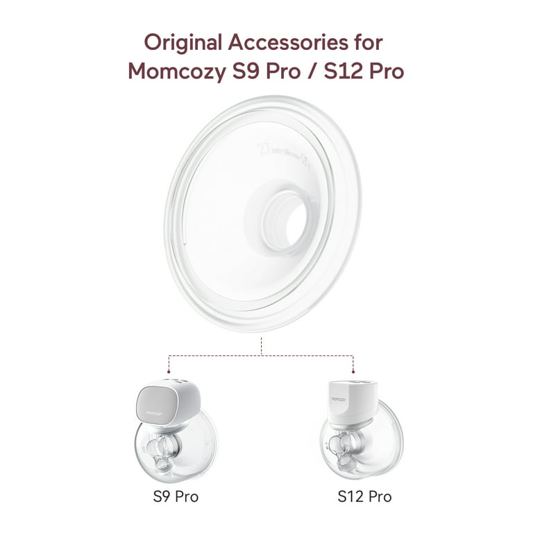  Momcozy Milk Collector Only Compatible with Momcozy S9 Pro/S12  Pro NOT for S9/S12. Original S9 Pro/S12 Pro Breast Pump Replacement  Accessories, 1 Pack : Baby