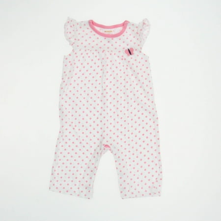 

Pre-owned Gymboree Girls Pink | White Romper size: 3-6 Months