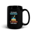thumbnail image 2 of Black Glossy Mug, Journalist Book Author 1 , M-8241 (15 oz), 2 of 3