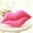 pink, variant on Giant Pink Lips Pillow - 20" Oversized Kiss Plush for Valentine's Day Gifts, Couples Anniversary Present, Prank Props & Bedroom Decor
