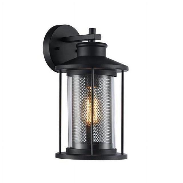 Chloe Lighting CH22071BK14-OD1 Applique Murale Extérieure Texturée Noire Transitionnelle 14 Pouces