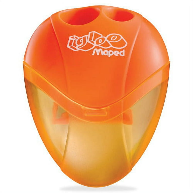 Helix 2-hole Pencil Sharpener - 2 Hole(s) - Plastic - Transparent, Assorted - 1 Each Helix 2-hole Pencil Sharpener - 2 Hole(s) - Plastic - Transparent, Assorted - 1 Each