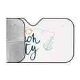 thumbnail image 2 of Kdxio Beach Party Print Windshield Sun Shade, Foldable Sun Blocker for Car,Truck,SUV Automotive Interior Sun Protection,Reflective Shade for Front Windshield(Small), 2 of 7