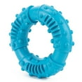 thumbnail image 1 of Dog Rubber Teeth Grinding Donut, Robust Dog Rubber Teeth Grinding Toy Interactive  for Outdoor Orange,Blue,Red, 1 of 8