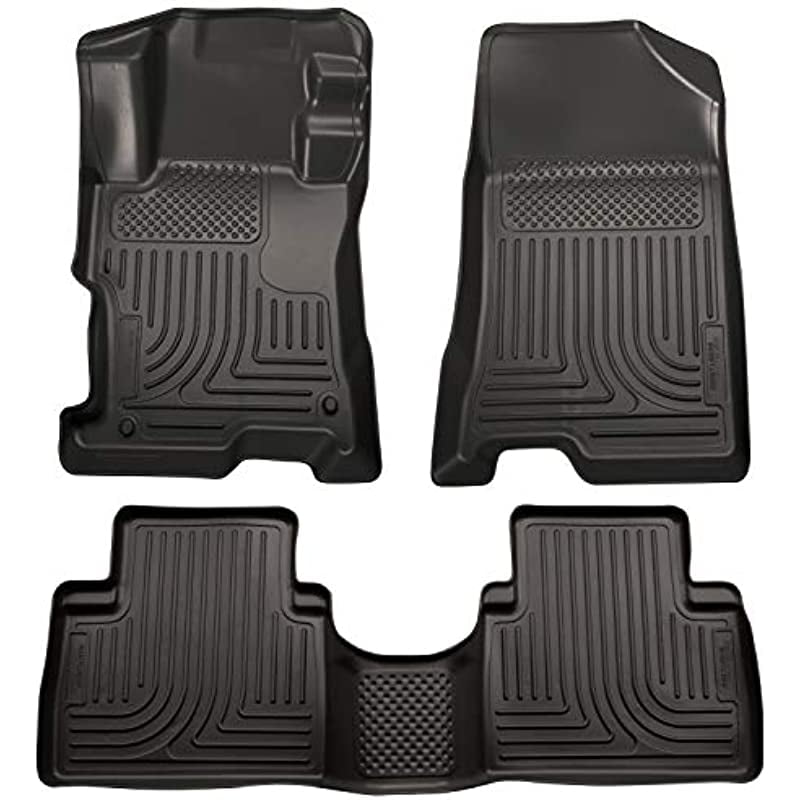 Husky Liners WeatherBeater Front & 2nd Seat Floor Liners 98401 for 2008-12 Honda Accord 4-Door Husky Liners WeatherBeater Front & 2nd Seat Floor Liners 98401 for 2008-12 Honda Accord 4-Door