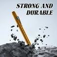 thumbnail image 2 of HIBIBUD 2 Pcs 5.3" Rechargeable Pen Light, Pocket Flashlight in Gold, 2 of 7