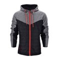 thumbnail image 4 of Gibobby Sudaderas hombre Abrigo con Capucha Sudadera con Capucha con cierre para hombre(Gris oscuro,XG), 4 of 5