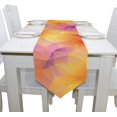 thumbnail image 4 of SKYSONIC Rectangle Flowers Design Printed Table Runner 13x90in for Wedding Birthday Holiday, 4 of 5