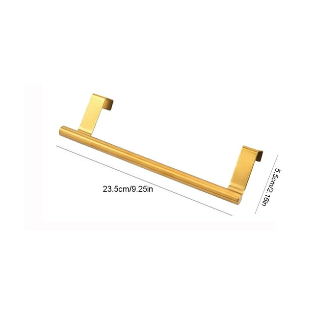 Towel Bars Perforation- Hanging Stainless Steel Towel Rack/rag Hanger/cabinet Door Back Towel Bar 4 Colors 2 Size