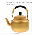 thumbnail image 2 of WORGEOUS Alloy Water Kettle Home Kitchen Tapot Tea Kettle Hovetop Hervidor (1L), 2 of 8