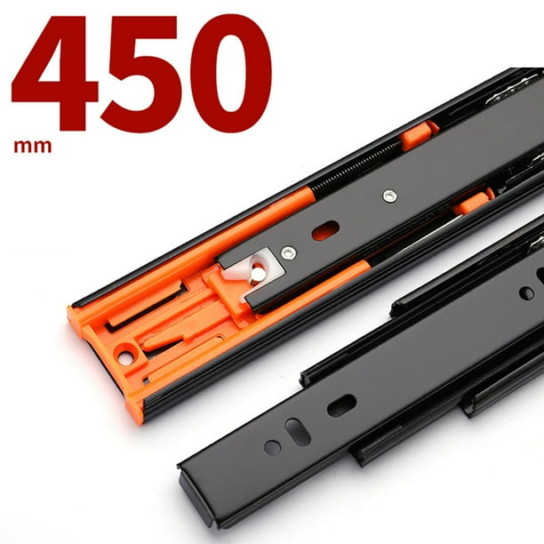 Drawer Rails Full Extension Heavy Duty Runners 55.12 lbs Load Capacity