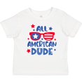 thumbnail image 3 of Inktastic 4th of July All American Dude with Red and Blue Glasses Boys Baby T-Shirt, 3 of 5