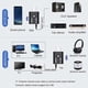 thumbnail image 4 of Bluetooth adapter transmitter receiver for wireless music 3.5 mm AUX black, 4 of 5