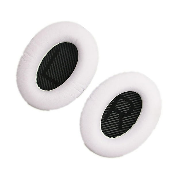 Seitruly Almohadillas para los oídos, almohadillas para los oídos, cancelación de ruido, protección auditiva para juegos, orejeras, piezas de Relojes inteligentes Blanco+Negro