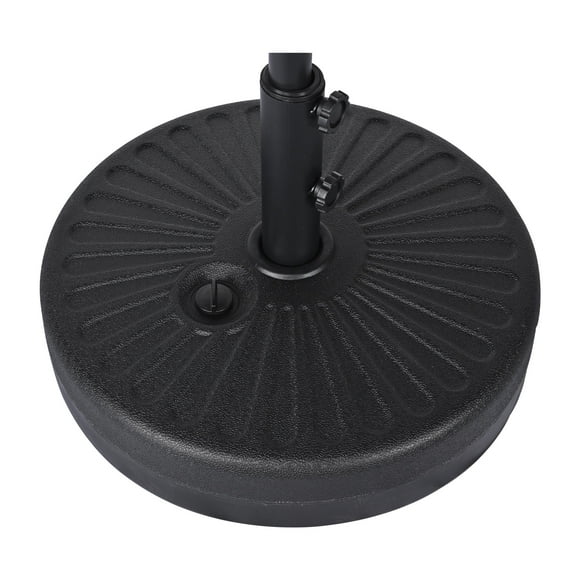 20" Round Patio Umbrella Base Stand, Outdoor Umbrella Base Water Filled Stand