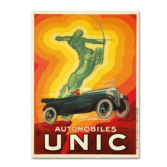 Trademark Fine Art 'Car 19' Canvas Art by Lantern Press