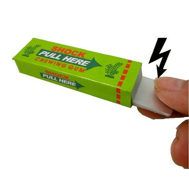 Poisson d'avril Tricky Toy Chewing Gum électrique