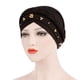 thumbnail image 4 of Gorro turbante trenzado con cuentas para mujer: elegante gorro con pañuelo para mujeres musulmanas o embarazadas, cubre el cabello con un elástico suave, apto para todas las estaciones, 4 of 4