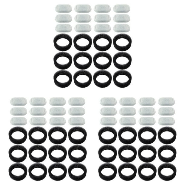 36 Filtros de Repuesto para Fuente de Agua para Gatos y Esponjas de Prefiltro para Fuente AutomáTica para Mascotas, Fuente de Agua para Perros