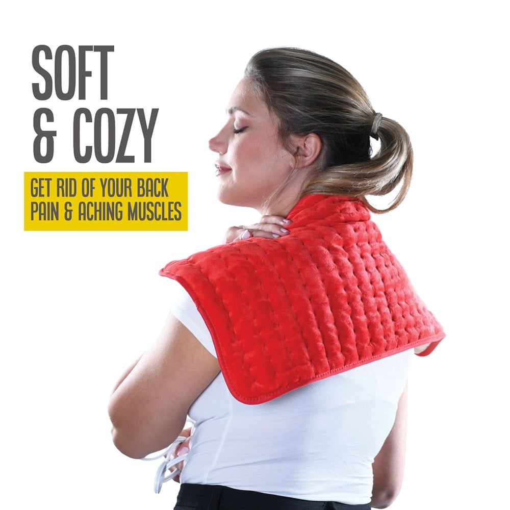 Large Electric Heating Pad for Back Pain and Cramps Relief 12x24 -  Walmart.com