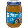 Gerber Mealtime for Baby Stage 3 Baby Food, Beef Vegetable, 6 oz Jar