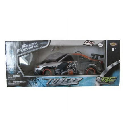 Fast & Furious Tunerz Radio Control Car & Controller Silver Orange