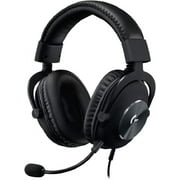 Logitech PRO X Gaming Headset 50-mm Drivers Memory Foam Detachable Microphone