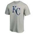 thumbnail image 2 of Men's Fanatics Heather Gray Kansas City Royals Official Logo T-Shirt, 2 of 3