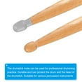 thumbnail image 5 of Drum Mute Drumstick Silent Tip Drum Dampener Silicone Rubber Practice Percussion Tips Protectors Mute Grey 4 Pack, 5 of 6