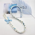 thumbnail image 2 of B Pelucas de Vestir de Princesa, Diademas de Peluca Trenzada Larga de Princesa para NiñAs Cosplay Tocado de Princesa Tocado Azul, 2 of 5