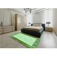 thumbnail image 5 of Ahgly Company Machine Washable Indoor Rectangle Transitional Green Area Rugs, 2' x 4', 5 of 7