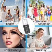 Innotech 30ml USB Rechargeable Humidifier Skincare Nano Facial Mister, Black & Pink, 2-Piece