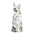 thumbnail image 4 of Summer Savings Clearance! Enjoytime Womens Plus Size Beach Dresses Fashion Boho Floral Print V Neck Dress Sleeveless Spaghetti Strap A-Line Summer Dresses for Women 2024, 4 of 5