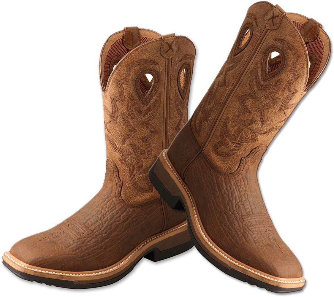 12 inch leather boots