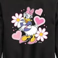 thumbnail image 3 of Disney - Daisy Sticker Look - Youth Crewneck Fleece Sweatshirt, 3 of 5