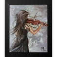 thumbnail image 2 of Luniak, Monika 12x14 Black Modern Framed Museum Art Print Titled - Melody of December, 2 of 5