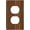 Brown, variant on Vintage American Flag Light Switch Cover 1 Gang Single Toggle Decorative Plate Wall Plates Electrical Switchplate Covers Faceplate Light Covers for Home Kitchen Bedroom Bathroom Decor