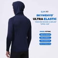 thumbnail image 2 of 3 Pack Men's UPF 50+ Sun Protection Hoodie, Long Sleeve Moisture Wicking Fishing Shirt with Face Mask, 2 of 25