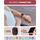 thumbnail image 4 of aeac - Reloj inteligente con Alexa integrada, llamada Bluetooth estable, nuevo con monitor de frecuencia cardíaca/SpO2/estrés/sueño, 100 deportes, relojes inteligentes impermeables IP68 para iOS, 4 of 5