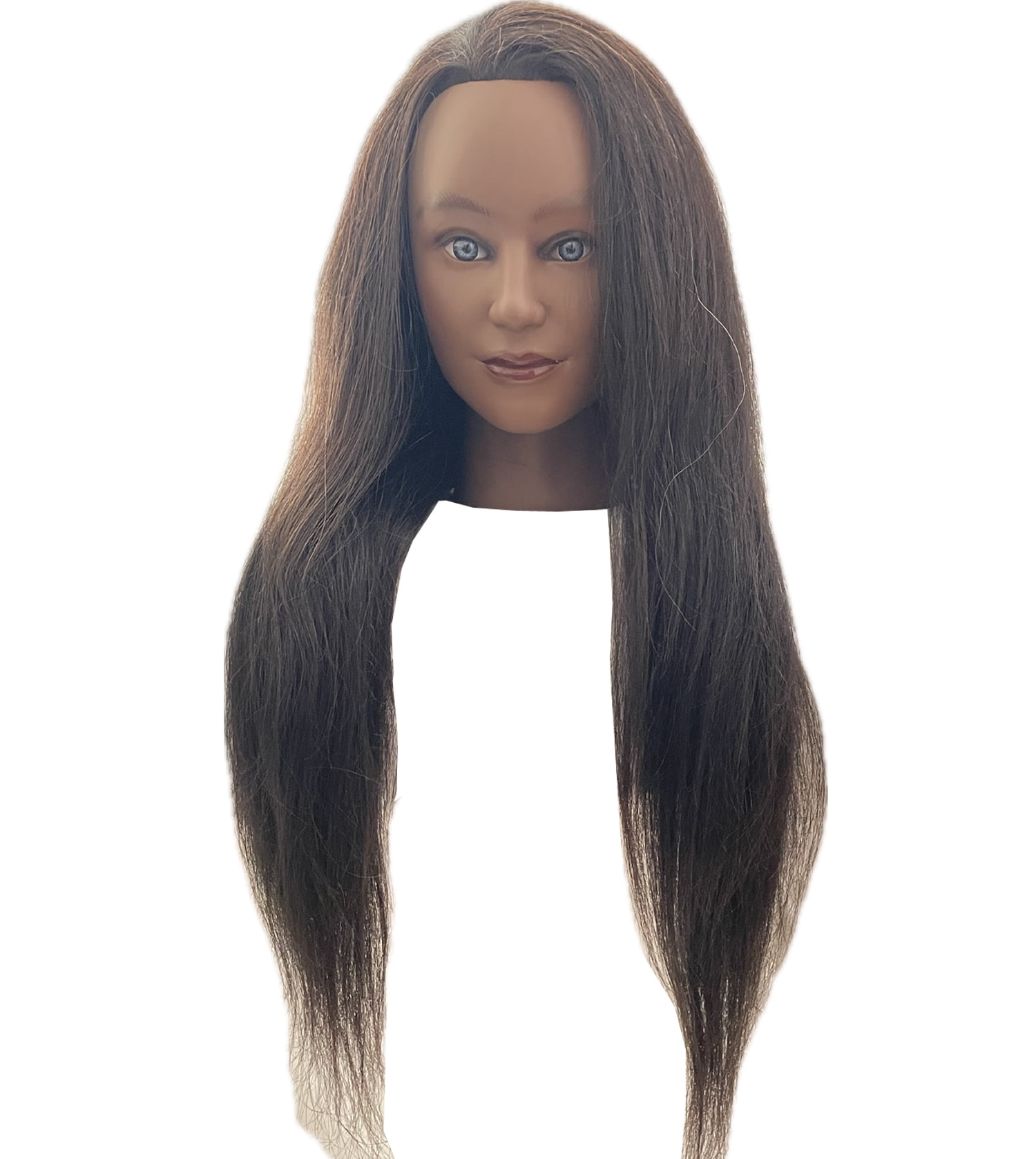 AIMEI 30'' Long Hair Styling Head Doll Hairdressing Training Head Mannequin  Hairstyles Doll + Clamp Hairdresser Mannequin Head