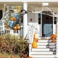 thumbnail image 6 of Autumn Chair Fall Flag Pumpkin Blue White Blanket Seasonal Maple leaves Sunflower Outside Farmhouse Decoration (Chair-28×40 inch), 6 of 6