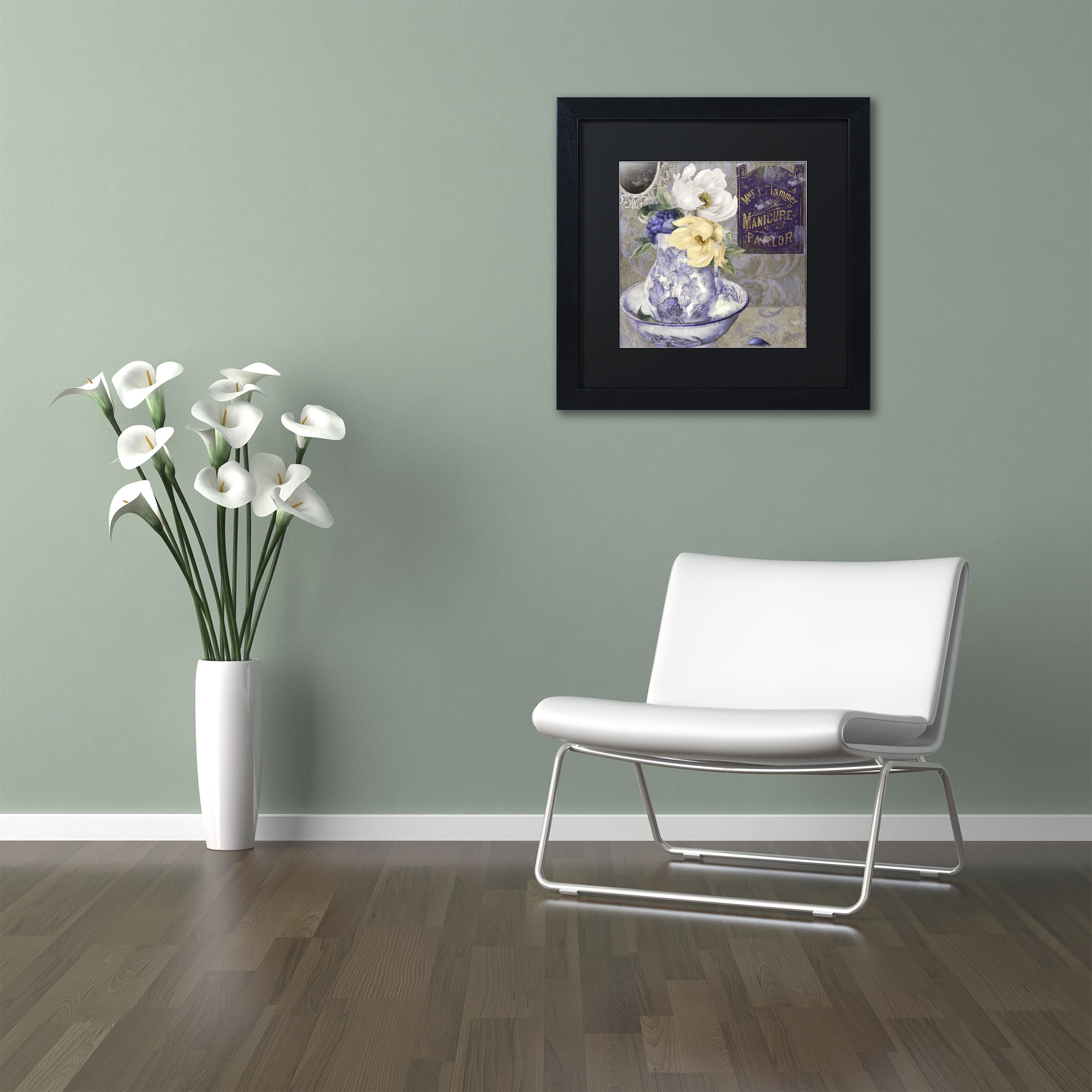 Trademark Fine Art 'Tableaux II' Black Framed Art by Color Bakery