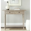 Safavieh Rosemary Solid Contemporary 2 Drawer Console with Shelf