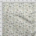 thumbnail image 4 of oneOone Cotton Silk White Fabric Watercolor Floral Fabric For Sewing Printed Craft Fabric By The Yard 42 Inch Wide-aA, 4 of 5