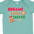 thumbnail image 4 of Inktastic Christmas Official Cookie Taster with Bell and Star Cookie Boys or Girls Baby Bodysuit, 4 of 5