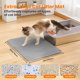 thumbnail image 2 of Alfombrilla de arena para gatos Petinstinct extra grande en forma de panal gris XL, 2 of 8