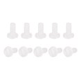 thumbnail image 1 of Unique Bargains Nylon Machine Screws, M2x4mm Slotted Pan Head Fasteners Bolts, White 25Pack, 1 of 4