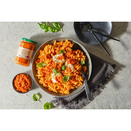 Pack of 2 - TJs Organic Roasted Red Pepper and Almond Pesto Sauce 9.87 Oz