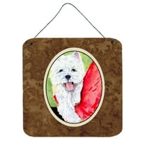 Carolines Treasures SS8784DS66 Westie Aluminum Metal Wall or Door Hanging Prints, 6 x 6", Multicolor